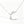 Classic Leaf Vine CZ Dangle Charm Necklace