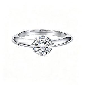 Classic Saturn Planet Rotatable CZ Band Ring