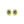 Double Butterfly Green CZ Halo Stud Earrings