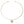 Mother Of Pearl Textured Medallion Necklace