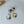 Load image into Gallery viewer, Blue Gem Hoop Earrings
