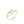 Dainty Pave CZ Cross Over Bypass Open Ring