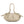 Pleated Leather Dual Knot Shoulder Handbag