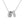 Dual Barrel Crystal Cylinder Pendant Necklace
