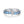 Pave Mermaid Tail Layered Blue CZ Band Ring