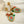 Red Bow Gingerbread Man Drop Stud Earrings