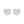 Moissanite Woven Hollow Heart Stud Earrings