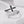 Vintage Black Stone Faith Cross Open Ring