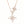 Moissanite Double Starburst Charm Necklace