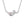 Teardrop Moissanite Swirl Bar Charm Necklace
