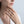Dainty Pear Topaz Leaf Pearl Crown Open Ring