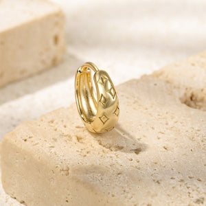 Dainty Multi-shaped Huggie Hoop Earrings