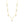Dainty Teardrop CZ Pendant Station Necklace