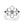 Vintage Openwork Six-Petal Flower Band Ring
