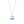 Dainty Moissanite Cherry Fruit Charm Necklace