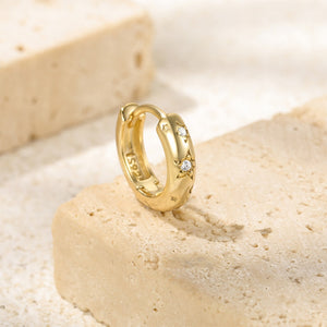 Dainty Multi-shaped Huggie Hoop Earrings