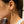 Dainty Bezel CZ Elongated Oval Hoop Earrings