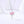 Pink Heart Crown Bow Knot Pendant Necklace
