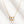 Pretzel Motif Crystal Accent Pendant Necklace