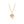 Sparkling CZ Textured Floral Charm Necklace