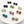 Natural Crystal Stone Star Wire Stud Earrings