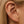 Dainty Crown V Shaped CZ Clip-On Earrings