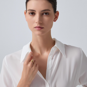 Seashell Starfish Beach Stacking Ring