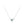 Minimalist Green Heart Stone Charm Necklace