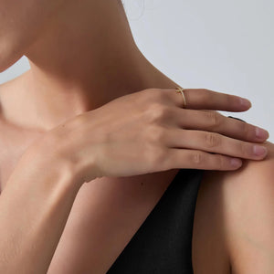 Pave Setting Cross Eternity Band Ring