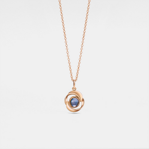 Rose Flower Photo Projection Necklace