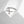 Classic Bezel CZ Pave  Drop Charm Band Ring
