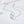 Sparkling Teardrop Opal Leaf Charm Necklace