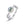 Moss Agate Spherical Leaf Stacking Open Ring