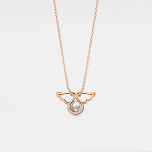 Angel Wing Custom Photo Projection Necklace