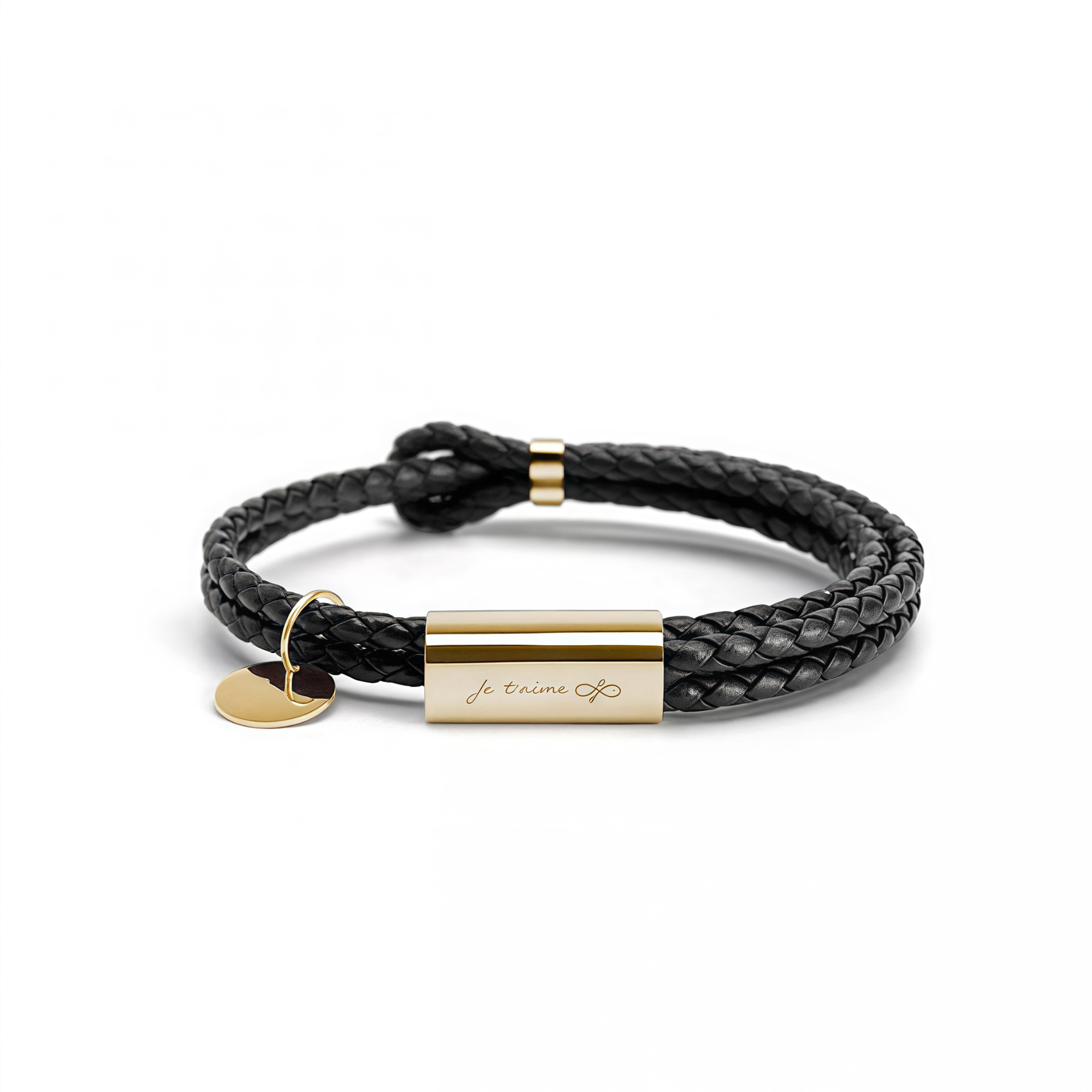 Custom Leather Couple Matching Bracelet – Perimade & Co.