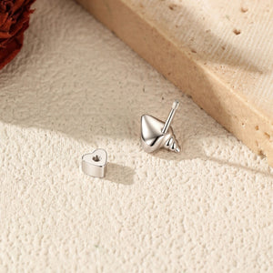 Minimalist Conch Shell Cartilage Stud Earrings