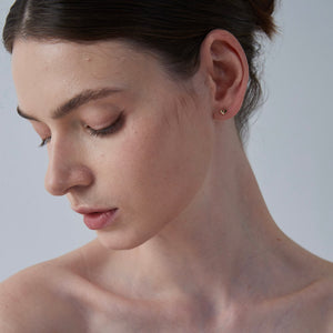 Tiny Small Heart Screw Back Stud Earrings