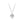 Sparkling CZ Textured Floral Charm Necklace