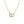 Pretzel Motif Crystal Accent Pendant Necklace