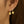 Blue Stone Evil Eye Heart Drop Hoop Earrings