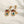 Multi Bead Christmas Tree Drop Stud Earrings