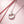 Roman Numeral Heart Stone Charm Necklace