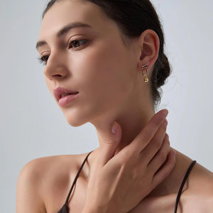 Mismatch Girl Boy Couple Drop Earrings