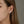 Dainty Evil Eye Chain Double Piercing Earrings