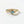 Botanical Rose Flower Vine Blue CZ Band Ring