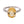 Vintage Oval-Cut Citrine Adjustable Open Ring