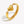 Classic Gold Heart Linked Stacking Band Ring