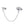 Dainty Evil Eye Chain Double Piercing Earrings
