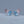 Dainty Pink Blue Crystal Cluster Stud Earrings