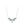 Chevron Olive Leaf Branch Pendant Necklace